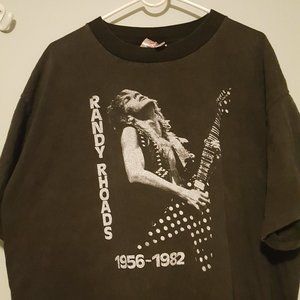 Randy Rhoads Memorial Black Short Sleeve T-shirt Sz XL